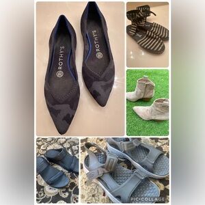 Various shoes Sizes 6 to 8. Brand include Rothy’s, free people,sketchers,Fitflop